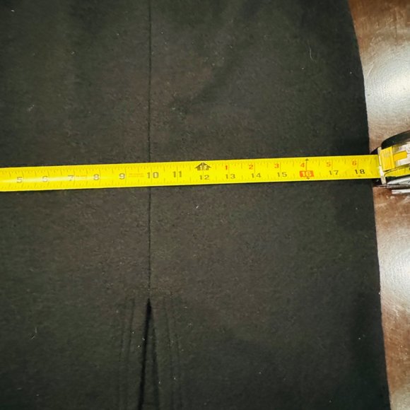 Geiger Pure New Wool Black Skirt Womens Size 36 Austria NWT - Picture 3 of 9